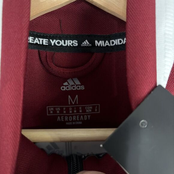 Adidas Colorado Rapids Jacket Size Medium Red Gray Full Zip Track Jacket NWT - Picture 4 of 8